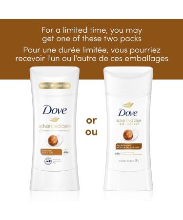 Dove Advanced Care Antiperspirant Stick Shea Butter antibacterial odour protection 74 GR - Buy Online on GoSupps.com