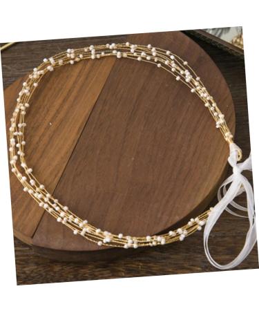 FRCOLOR Party Headband Pearls Headwear Wedding Headband Hair Ribbons for Wedding Hair Band Headband Rhinestone Bridal Headband Rhinestone Headpiece Bride Headpieces for Wedding - Buy Online on GoSupps.com