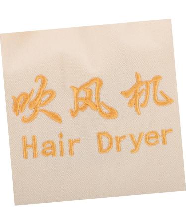 Beavorty Hair Dryer Bag Blow Dryer Hair Dryer Attachments Storage Drawstring Travel Cosmetic Bag Linen - Buy Online on GoSupps.com