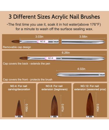Lavender Violets Acrylic Nail Set | 12 Earth Colors Acrylic Powder & Liquid for 3D French Manicure | International Shipping Available - Buy Online on GoSupps.com