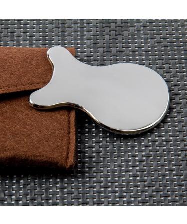 FeelFree Sport Stainless Steel Gua Sha Tool - Anti-Aging Facial & Body Massage - Facial Lifting & Wrinkle Care Spa Tool - International Shipping Available - Buy Online on GoSupps.com