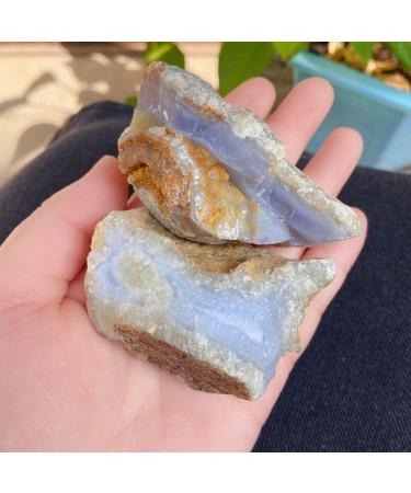 Natural Crystal Rough 190g Natural Raw Blue Lace Agate Rough Stones Crystal Minerals and Stones Rough Gemstones Original Specimen for Home Decor Gifts (Size : 140-190g) - Buy Online on GoSupps.com