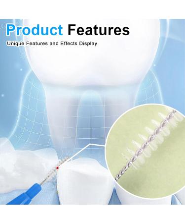 100 Interdental Brushes - Effective Tooth Cleaning Tools for Narrow Gaps | Toothpick Cleaners for Fresh Teeth - Buy Online on GoSupps.com