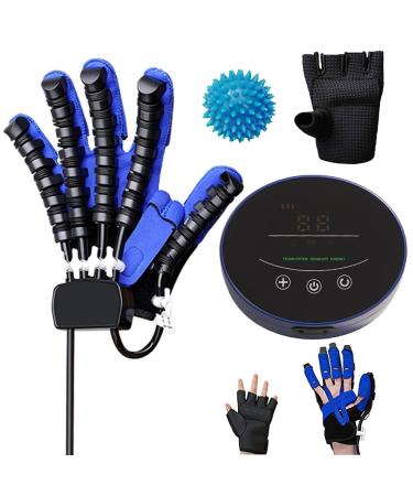 Upgraded Rehabilitation Robot Gloves Relieve Hand Stiffness Hemiplegia Stroke Arthritis Left & Right Hand Finger Rehabilitation Trainer(Size:L Color:Right Hand) Large Right Hand