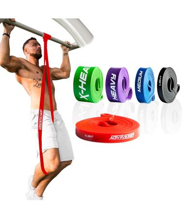 Activevikings Pull-Up Fitness Bands | Perfect for Muscle Building & CrossFit | Complete Set with Gym Bag | Resistance Tapes & Straps for Calisthenics - Buy Online on GoSupps.com