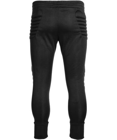 Reusch Boys Football Goalkeeper Pants - Long Padded Junior Training Pant in Black/Silver XL - Buy Online on GoSupps.com
