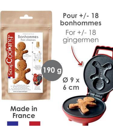 ScrapCooking 8545 Gingerman Mix for Gingerman Christmas Cookies 190 g - Kitchen & Baking - Made in France - Buy Online on GoSupps.com