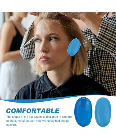 Beaupretty 3 Pairs Hair Dye Ear Covers Hair Dye Ear Protectors Salon Ear Covers Hair Dying Earmuff for Women Men Blue - Buy Online on GoSupps.com