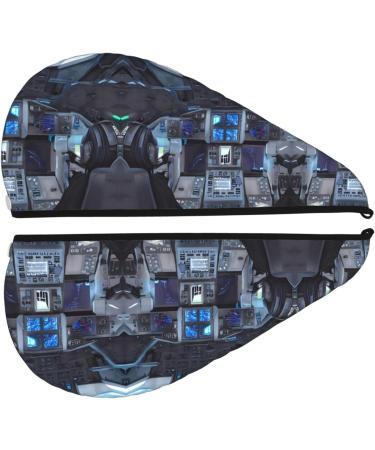 Cabin of The Future Dry Hair Cap | Super Absorbent Soft Elastic Wrap for Long Thick Hair | Quick Dry Cap for Women - Buy Online on GoSupps.com