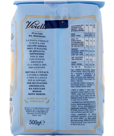  Barilla Voiello La Penna Zito Rigata No. 155 Pasta 100% Italian Wheat 500 g Durum Wheat Semolina Bronze Design - Buy Online on GoSupps.com