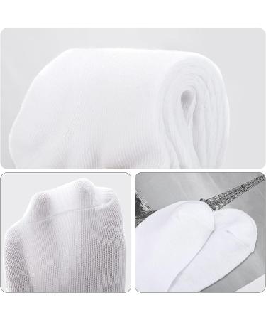 Auranso 12 Pairs Kid Breathable Athletic Ankle Socks - Boys Girls Cotton Low Cut Socks 9-12 Years (White/Black/Grey) - Buy Online on GoSupps.com