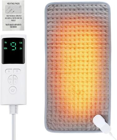 Virtcoy Body Heating Pillow - 22x11 Inch Electric Breastfeeding & Leg Heating Pillows with 4 Timers & 9 Temperatures - US Standard (58x29cm) - Buy Online on GoSupps.com