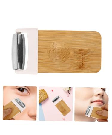 MERRYHAPY Jade Eye Massager & Facial Roller Tool - Skin Massagers for Women - Wooden & Metal Face Massage Rollers - International Shipping Available - Buy Online on GoSupps.com
