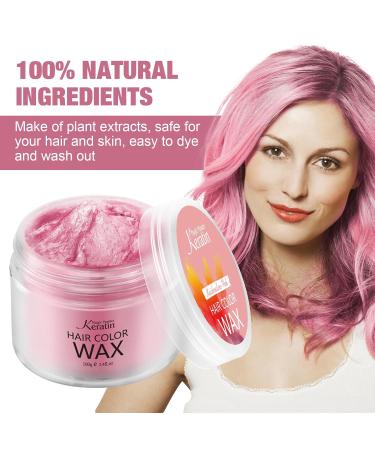 Magic Master Hair Color Wax - Marshmallow Pink Temporary Hairstyle for Men & Women | Perfect for Parties Festivals & Cosplay - Buy Online on GoSupps.com