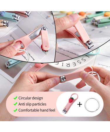 6 Pieces of Cute Nail Clippers 6 Pieces of Key Rings Multi-Style Nail Clippers Cartoon Nail Clippers Folding Nail Clippers Anti-Splash Nail Clippers Manicure Set - Buy Online on GoSupps.com
