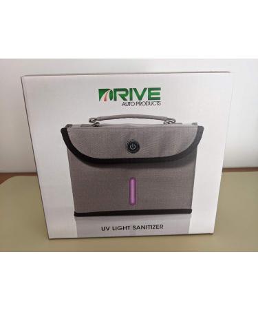 Drive Auto UV Light Sanitizer Box - Portable UVC Disinfection Bag for Phones Keys & Money - USB Powered Dark Grey - Buy Online on GoSupps.com