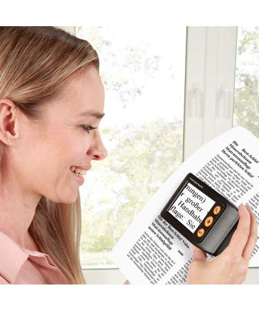 Digital Reading Sound Aid | 2-25x Magnification Magnifying Glass | Lightweight & Portable | Ideal for Seniors & Visually Impaired | Compatible with PC & TV - Buy Online on GoSupps.com