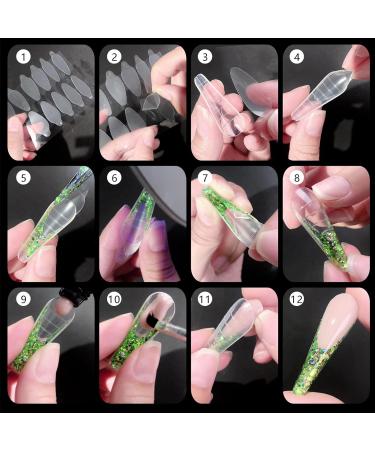 Dual Forms Nail Sticker Gel Extension Quick Building Dual Nail Forms Mould False Nail Tips Reusable Nail Molds French Manicure Tips Inner Mold Onlynery - Buy Online on GoSupps.com