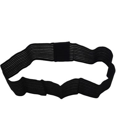 Buy Elastic Elbow Support Bandage Wrap - Compression Black 90x7.5cm for Pain Relief | International Shipping Available - Buy Online on GoSupps.com