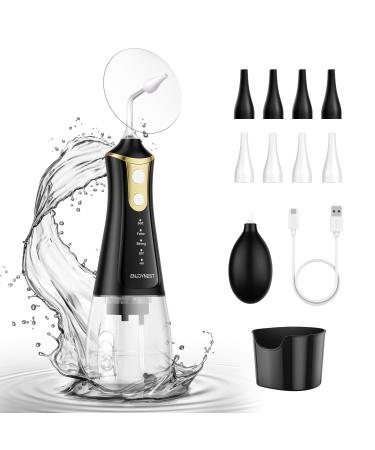 Ear Wax Removal EnjoyNest Ear Cleaner Ear Cleaning Kit with 4 Cleaning Modes Safe & Effective Ear Irrigation Flushing System for Earwax Buildup Ear Wax Removal Tool with Basin and 8 Tips