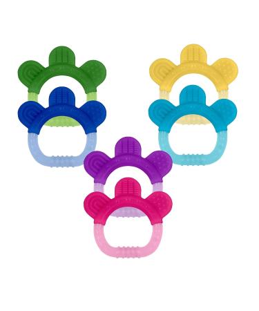 green sprouts Silicone Teethers (2 Pack) | Soothes Gums & Promotes Healthy Oral Development | Aqua Teething Toys - Buy Online on GoSupps.com