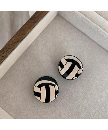 Soccer Hair Claw Clip Funny Claw Clip Hair Banana Barrette Anti-slip Girl Hair Clip Ponytail Clamp Cartoon Hair Clip For Women Kids Orange Soccer - Buy Online on GoSupps.com