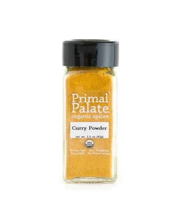 Primal Palate Organic Spices Curry Powder, Certified Organic, 1.5 oz Bottle