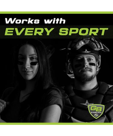 15 Pairs Breathable Eye Strips | Peel & Stick Athletic Eyeblack for Game Day | No Mess Stays On | Green Camo for Baseball Football Softball Lacrosse - Buy Online on GoSupps.com