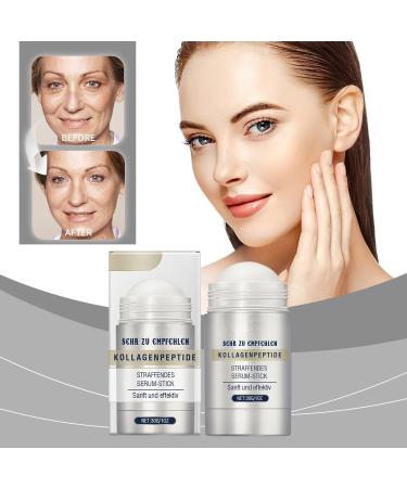 Flysmus Collagen Peptides Firming Serum Stick Flysmus Firming Serum Stick Collagen Neck Facial Care Stick Anti Aging Serum Stick to Improve Skin Elasticity (2pc) - Buy Online on GoSupps.com