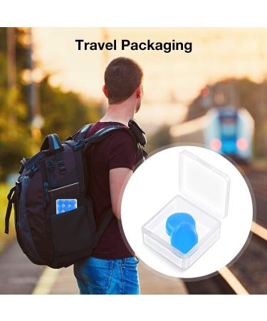 Silicone Earplugs - 3 Pairs Reusable Waterproof Gel Earplugs for Snoring & Noise Protection - Buy Online on GoSupps.com