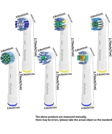 12 Pack of Compatible White Clean Replacement Toothbrush Heads for Oral-B Electric Toothbrushes - Fits Oral-B 7000/Pro 1000/9600/5000/3000/8000 - Buy Online on GoSupps.com