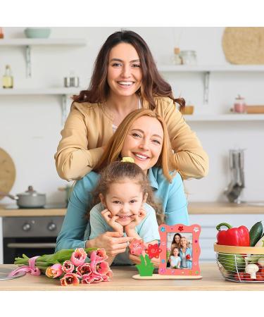 DKINY 4PCS Flower Garden Photo Frame Set - DIY Wooden Craft for Children - Perfect Spring Gift for Young Girls' Birthdays - Buy Online on GoSupps.com