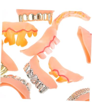 Minkissy 10 Stk Funny Halloween Maskerade Party Teeth - PVC False Teeth for Cosplay & Costumes - Buy Online on GoSupps.com