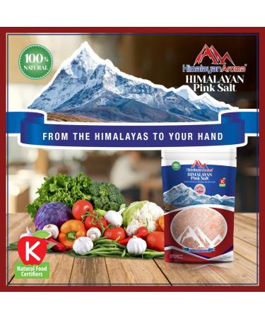 Gourmet Himalayan Pink Salt 2.2 lbs - Fine Grain Sea Salt with Essential Minerals & Nutrients - Kosher Certified Resealable Bag - 2.2 Pounds - Buy Online on GoSupps.com