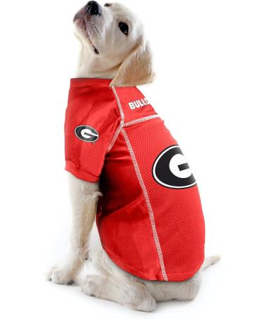 Little Earth NCAA Georgia Bulldogs Pet Jersey X-Large | Officially Licensed Dog Apparel for Bulldogs Fans - Buy Online on GoSupps.com