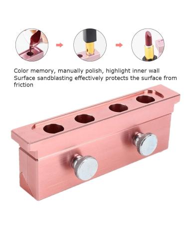 DIY Lipstick Mold - Aluminum Alloy Dual Use Lip Balm Maker Tool (12.1mm 4 Holes) | Xuuyuu Cosmetic DIY Essentials - Buy Online on GoSupps.com