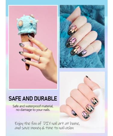 Kalolary Gel Nail Polish Strips Semi Cured Nail Gel Art Sticker Waterproof Full Nail Wraps Decal Sets with Nail File and Stick for Women Girls Nail Art Decor (UV/LED Lamp Required) (14) - Buy Online on GoSupps.com