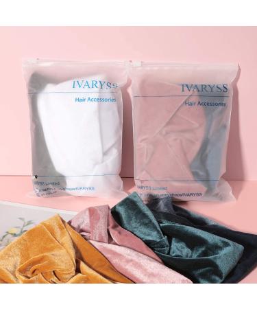 IVARYSS Wide Headbands for Women - Boho Knotted Head Wraps Turbans - African Style Hair Accessories - 6 Pack - Buy Online on GoSupps.com
