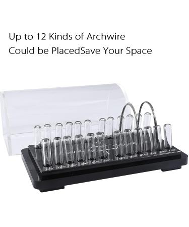 Dental Acrylic Archwire Organizer with Lid - Orthodontic Wire Box for Easy Storage and Organization (Round) - Buy Online on GoSupps.com