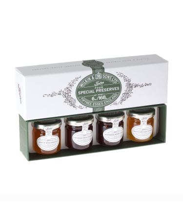 Wilkin & Sons Ltd Wilkin & Sons of Tiptree Pack of 4 Special Storage Boxes Containing Alcohol 4 x 42g