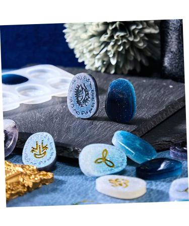 VILLCASE 9 Pcs Rune Pendant Mold Silicone Molds Handmade Mold for Craft Resin Rune Mold Cake Mold Manual - Buy Online on GoSupps.com