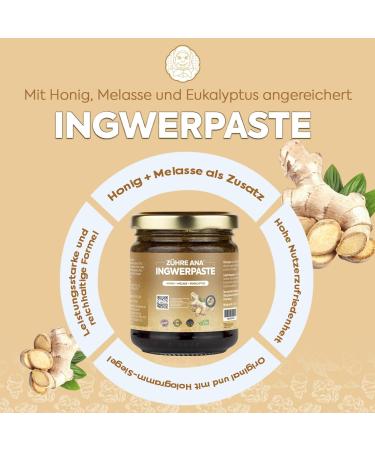 Z hre Ana - Poudre de gingembre curcuma pour les rhumes expectorant pour adultes et enfants Renforcer naturellement V gan P te de Gingembre - Buy Online on GoSupps.com