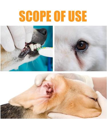 Gralara 100Pcs Pet Care Finger Disposable Plaque & Dogs and Cats Freshen Breath - Buy Online on GoSupps.com