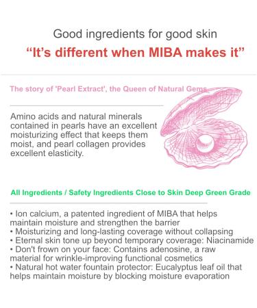MIBA Ion Calcium Foundation Double Cushion SPF50+ PA++++ with 2 Big Puffs - 23 Natural Skin - Buy Online on GoSupps.com