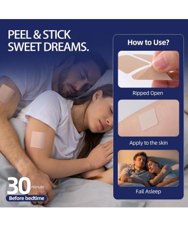 Natural Sleep Support Patches for Adults 30 Count, 30-Day Supply Gentle Transdermal Delivery with Melatonin, Magnesium, Valerian Root & Hops for Calm, Restful Nights and Balanced Overnight Comfort - Buy Online on GoSupps.com