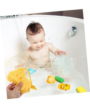 HAPINARY 1pc Shower Wipe Sponges Bathing Sponge Foam Rub Shower Sponge Bath Sponge Bathing Brush Shower Brush Pouf Bath Sponge Wood Pulp Fiber Bath Cotton Body - Buy Online on GoSupps.com