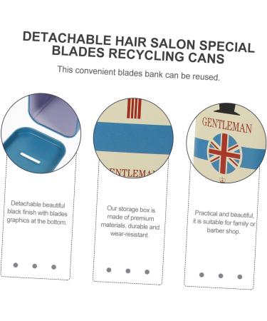 PopetPop Box Klingen Storage Container - Razor Blade Waste Box Removable Dispenser & Sound Bank - International Shipping - Buy Online on GoSupps.com