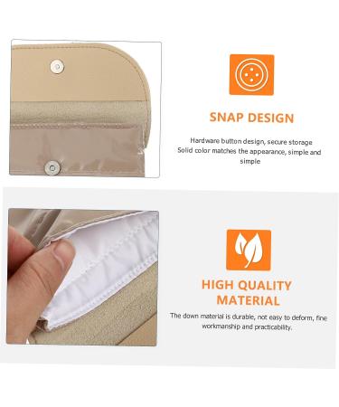 Healifty Travel Toiletry Bag with Large Capacity - Beige, 13X13X2CM - Buy Online on GoSupps.com