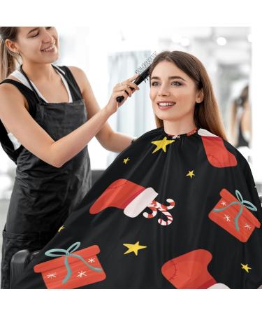 Waterproof Barber Cape - Unisex Hair Cutting Bib with Gift Boxes & Christmas Socks | Cheetah Design for Men - Buy Online on GoSupps.com