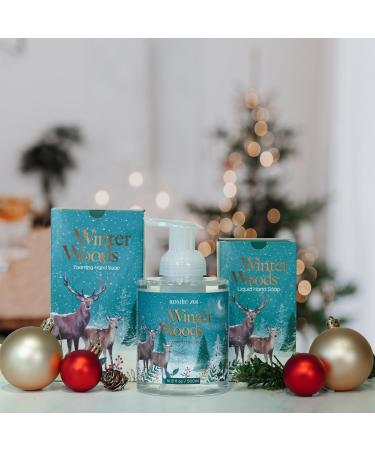 Christmas Foaming Hand Soap Gift Box - Winter Woods & Pine Aroma - 500ml | International Shipping - Buy Online on GoSupps.com